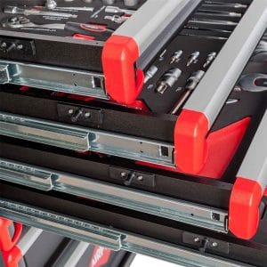 Dulap profesional echipat cu scule Airpress, 217 piese