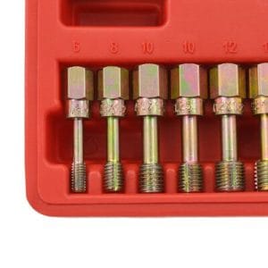 Set de reparare filete metrice, 15 piese