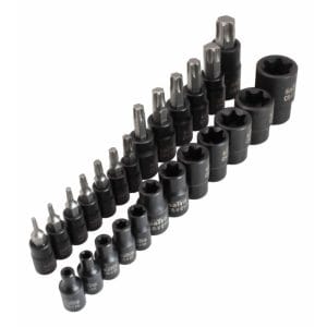 Set Trusa biti Torx 1/4, 3/8, 1/2, 25 piese