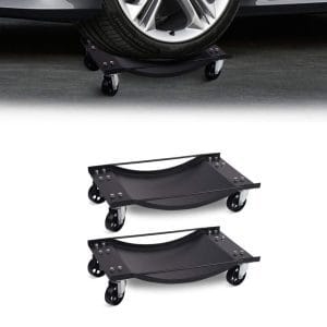 Set 2 carucioare mobile pentru deplasare vehicul avariat
