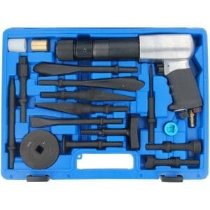 Trusa ciocan pneumatic cu adaptoare impact pentru slabire suruburi, 17 piese