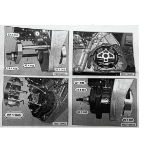 Trusa pentru montare si demontare bucse cutie de transfer BMW X3, X5, X6, 13 piese