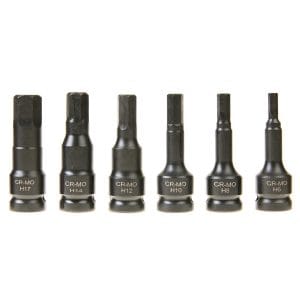 Trusa biti imbus de impact H5-H19, 1/2, 8 piese