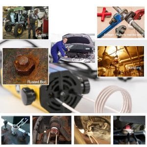 Incalzitor cu inductie pentru suruburi, piulite ruginite, 1kW