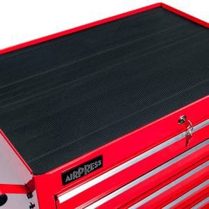 Dulap scule pentru atelier, 7 sertare, Airpress, Otel, 945 x 458 x 608 mm, Rosu