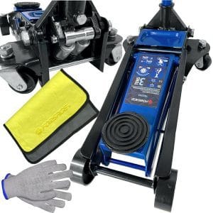 Cric crocodil hidraulic de 3 tone cu 2 pistoane profesional