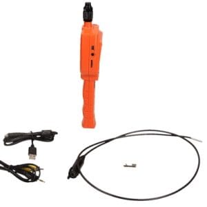 Camera inspectie endoscop color cu monitor LCD IP67, diametru camera 3.9 mm