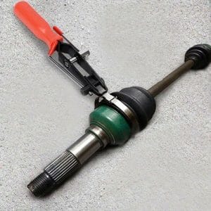 Dispozitiv pentru montat coliere tip banda de burduf planetara