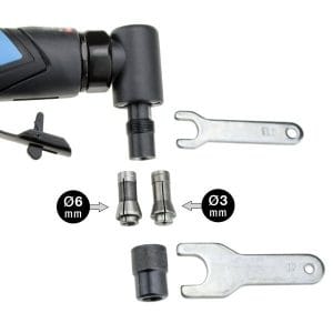 Polizor pneumatic unghiular cu accesorii Profesional STT-R12