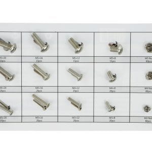 Set suruburi hexagonale din otel inoxidabil, 440 piese