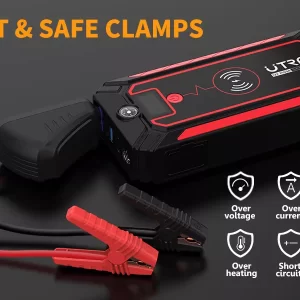 Starter auto multifunctional UTRAI JSTAR 4, acumulator extern ,incarcare wireless , lanterna, 2500A