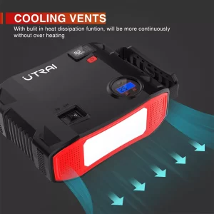 Starter auto multifuctional UTRAI 4 IN 1, Power Bank 24000mah 2000A , compresor de aer