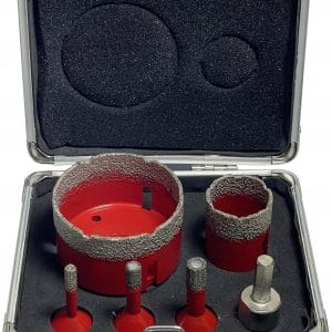 Set 6 carote diamantate M14, dimetru 6-68 mm