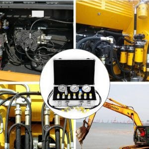 Trusa manometre si adaptoare pentru masurarea presiuni hidraulice 600 BAR , 9 cuple