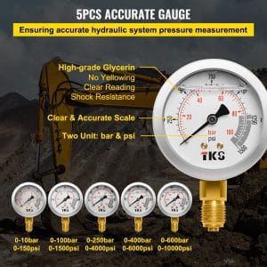 Trusă măsurare presiune hidraulică 600 bar – 13 cuple