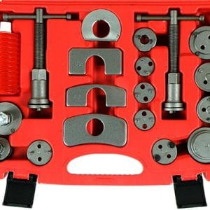 Set presa dubla etrieri frana, schimb placute frana, 35 piese