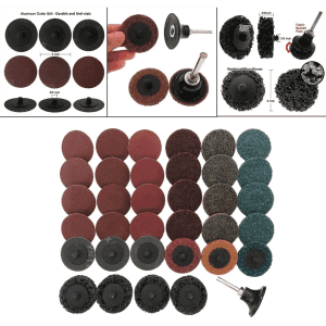 Set discuri de slefuire, diametru 50 mm, 35 piese