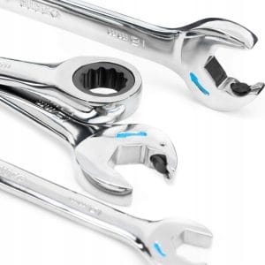 Set chei combinate cu clichet 8-19mm, 8 piese, Sata