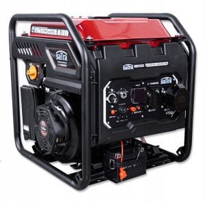 Generator curent profesional tip inverter 5.5 kW, benzina, 9 cp, pornire electrica, 1x16A (230V), 1x32A (230V), 12V, bobina cupru