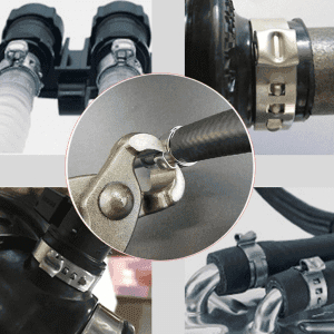 Trusa coliere otel inoxidabil pentru furtun, 5.8-21mm, 170 piese