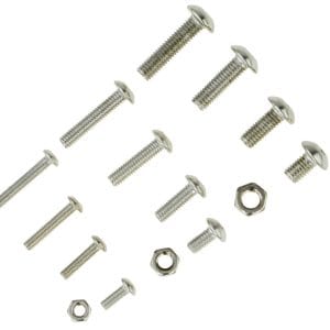 Set suruburi hexagonale din otel inoxidabil, 440 piese