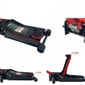 Cric crocodil hidraulic de 3 tone, 75-510mm, profesional RockForce