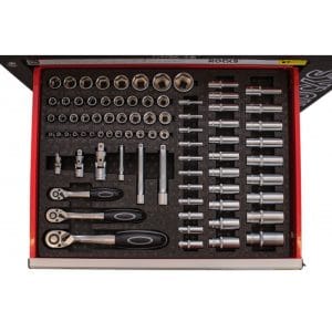 Dulap Profesional pentru Scule Rooks cu 235 Piese