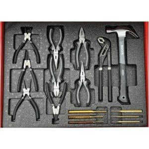 Dulap Profesional pentru Scule Rooks cu 235 Piese