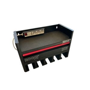 Dulap organizator de perete pentru scule electrice si pneumatice, cu priza 220V si sertar