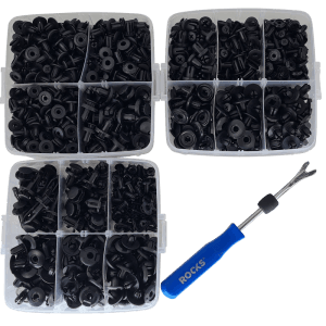 Set clipsuri cleme auto de plastic, universale, 620 piese