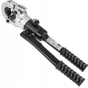 Cleste hidraulic 12T sertizat tevi tip V U TH cu bacuri 16-32mm, 12 piese