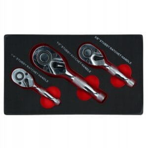 Set mini antrenor clichet 1/4" - 3/8" - 1/2", 3 piese