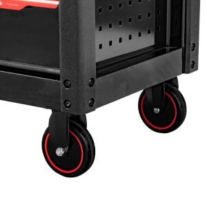 Dulap cu scule XXL cu 12 sertare, blat de lemn, 360 piese, Airpress