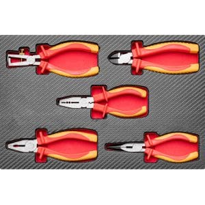 Dulap cu scule XXL cu 12 sertare, blat de lemn, 360 piese, Airpress