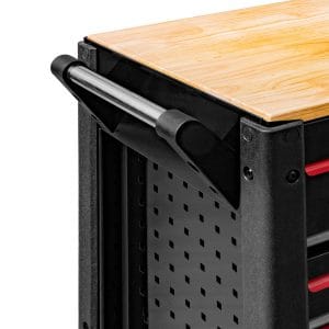 Dulap cu scule XXL cu 12 sertare, blat de lemn, 360 piese, Airpress