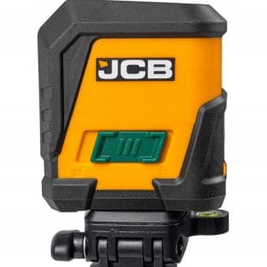Nivel cu laser, laser cu linie incrucisata verde, autonivelant + trepied, JCB, Negru/Portocaliu