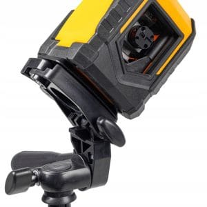 Nivel cu laser, laser cu linie incrucisata verde, autonivelant + trepied, JCB, Negru/Portocaliu
