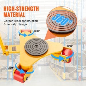 Platforma de transport rotativa cu roti pivotante, 3 tone