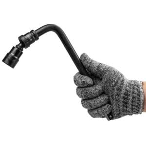 Set tubulare de impact scurte + accesorii 1/2", 15 piese