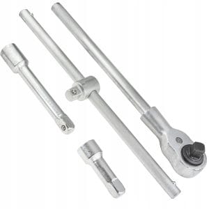 Trusa chei tubulare hexagonale forta, 12 colturi, 19-50 mm, 3/4, 21 piese