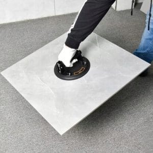 Ventuza cu pompa de vid si manometru pentru ridicare materiale grele