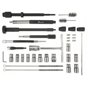 Set freze pentru locas injectoare cu perie si extractor, 17 piese