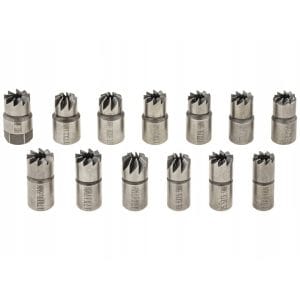 Set freze pentru locas injectoare cu perie si extractor, 17 piese