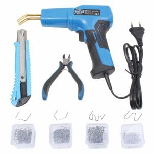 Trusa cu pistol pentru lipit elemente de plastic 50W