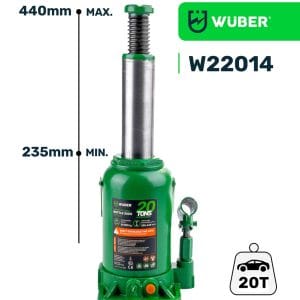 Cric hidraulic tip butelie 20T Wuber