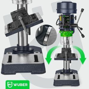 Mașină de Găurit de Banc WUBER 1600W, Mandrină 16 mm
