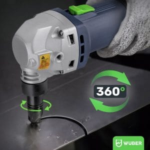 Foarfecă electrică pentru tablă 500W, 1.6 mm, 2200 RPM Wuber