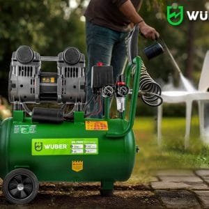Compresor de aer silentios Wuber, putere 1200W, rezervor 24L
