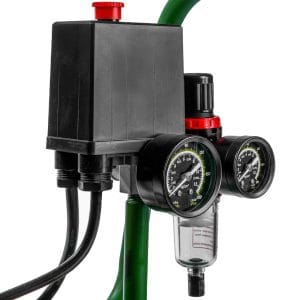 Compresor de aer silentios Wuber, putere 1600W, rezervor 50L, 4 cilindri