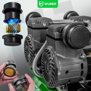 Compresor de aer silentios Wuber, putere 1600W, rezervor 50L, 4 cilindri